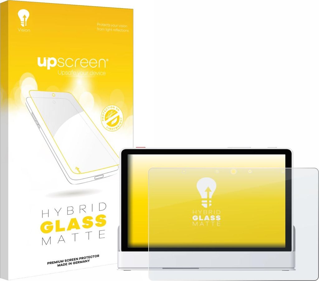 upscreen Entspiegelungs Schutzglas für eufy Smart Display E10 Schutzfolie Panzer Folie Glas Display Schutz matt