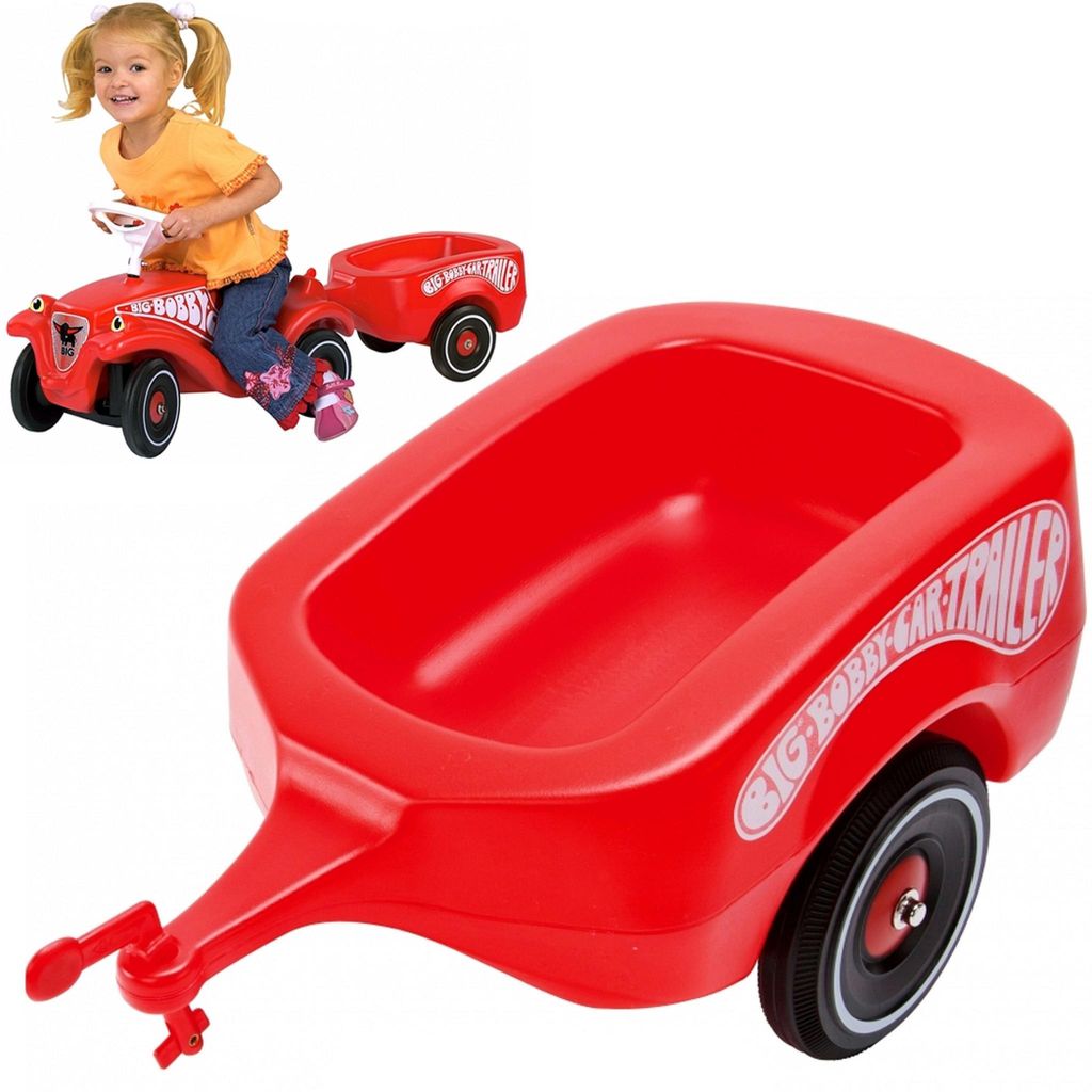 Rimorchio cavalcabile Big Bobby Car Rosso Immagine del prodotto 