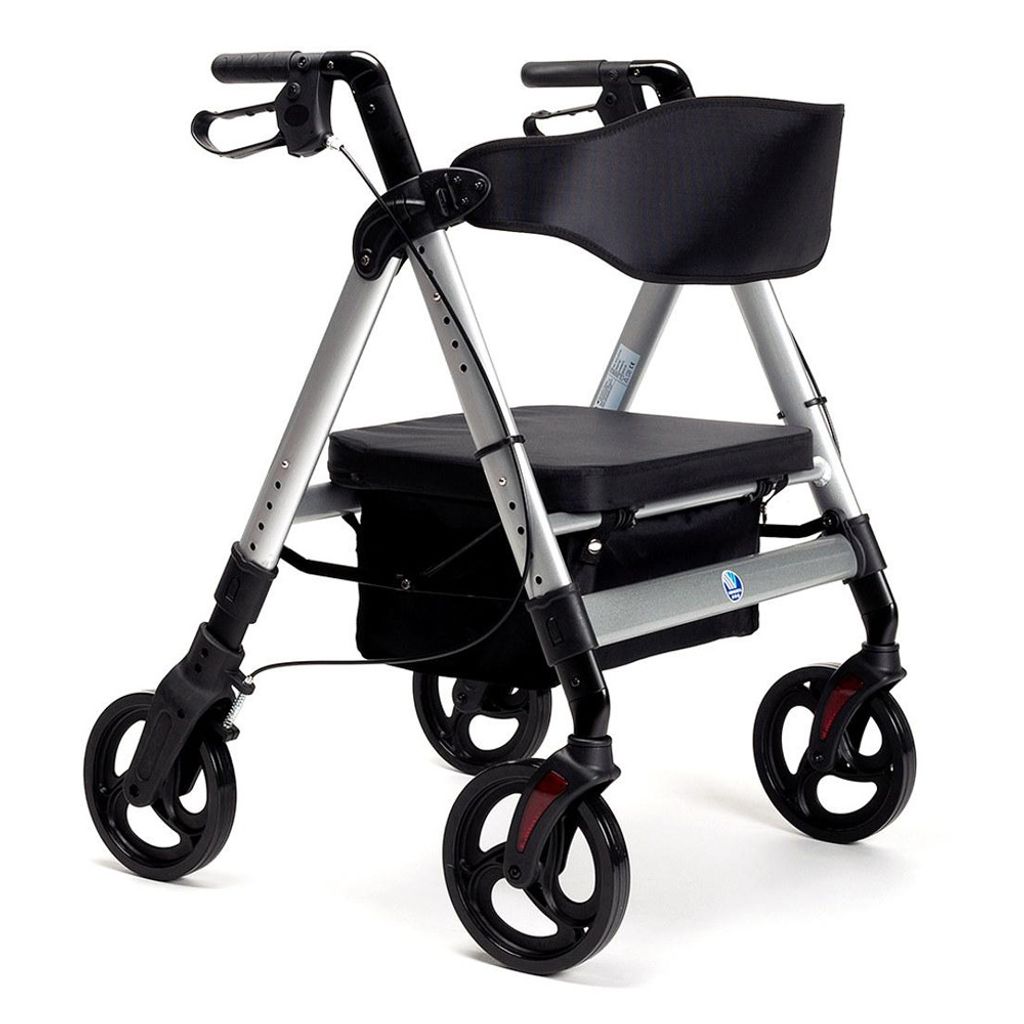 Schwerlast-Rollator Goliat mit Sitz-und Produktbild 