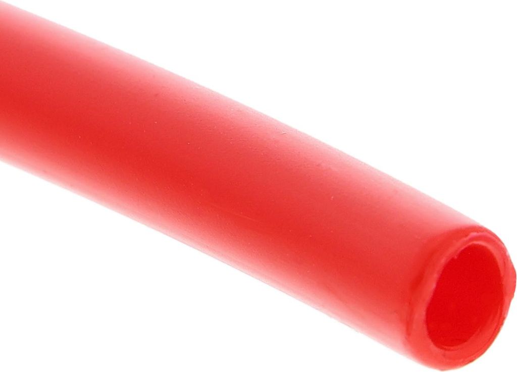 Druckluftschlauch (Polyethylen) - 6 * 4mm, Zuschnitt : 4 * 6mm - Rot, 3 Meter Ausführung: 4 * 6mm - Rot, 3 Meter