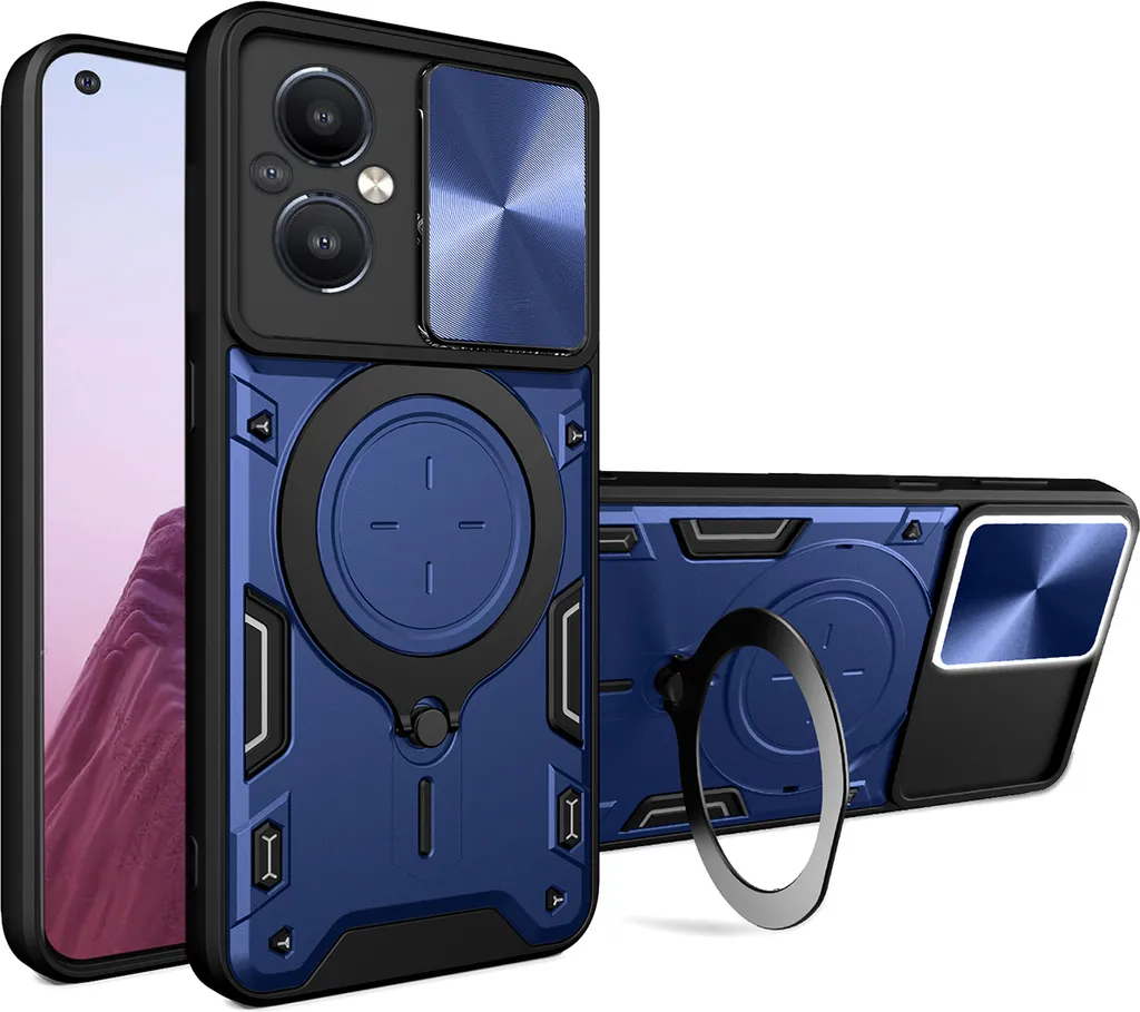 Cover OnePlus Nord N20 5G Antiurto - Protezione 360 con Ring Holder