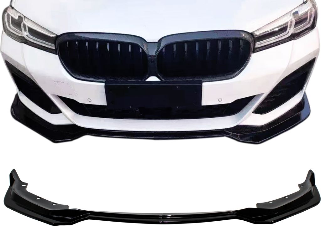 Frontspoiler Spoiler Lippe Stoßstange Schwarz Glanz für BMW 5er G30 G31 ab