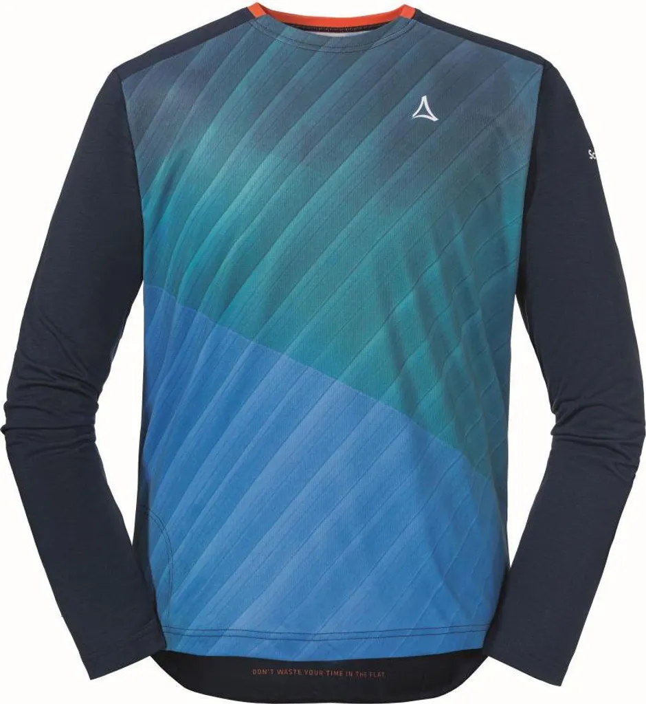 Haut de randonnée Schöffel Altitude M manches longues bleu pour homme