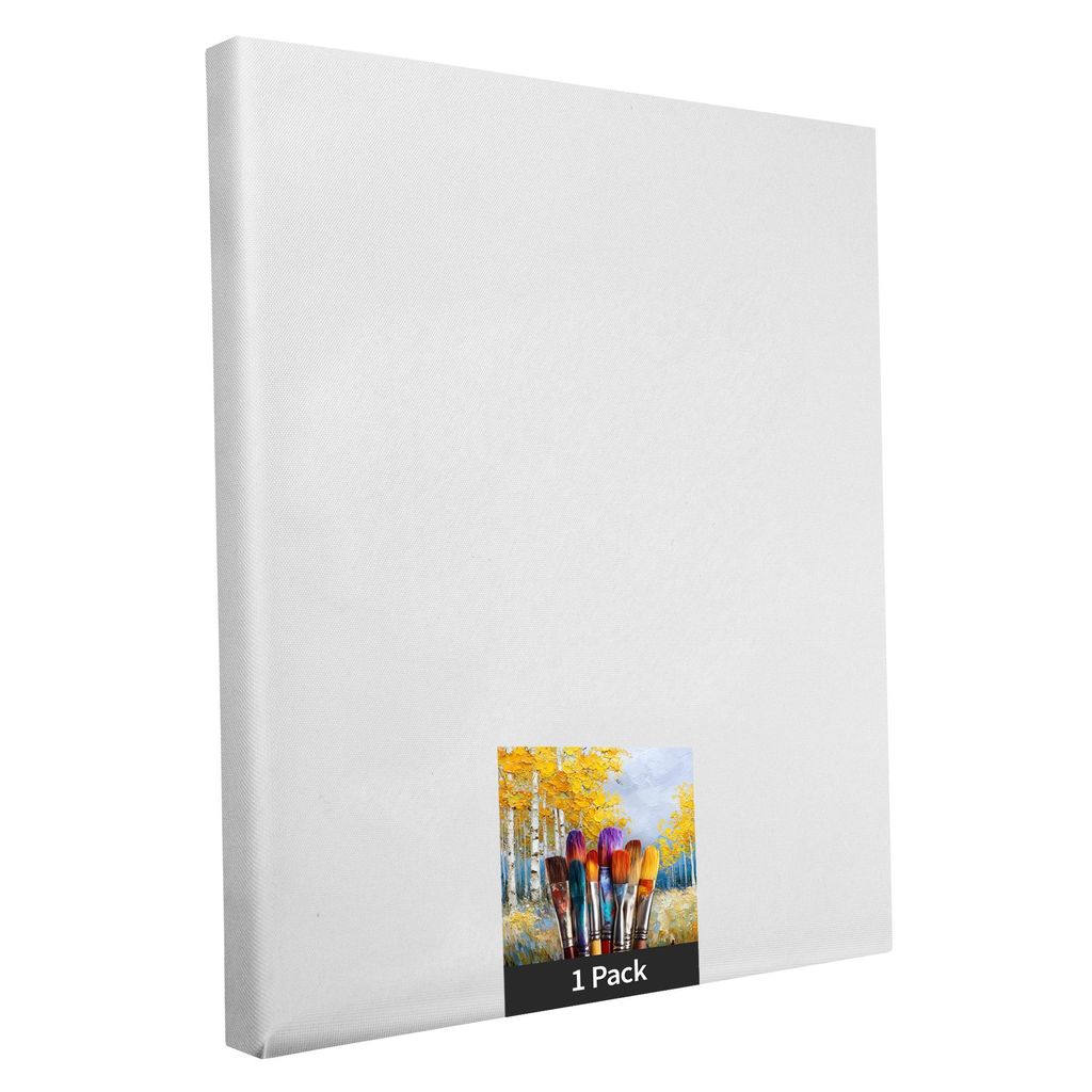 Keilframe - 1 stuk - 60 x 70 cm - wit polyester doek voor Productafbeelding 