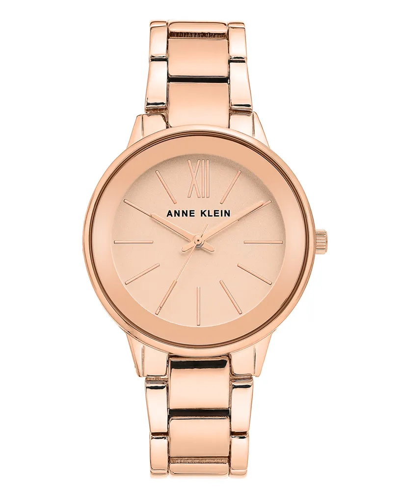 Montre élégante pour femme Anne Klein or rose idéale pour le quotidien