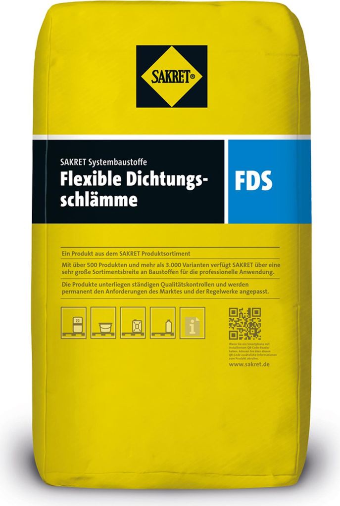 SAKRET Flexible Dichtungsschlämme FDS 15 kg Produktbild 