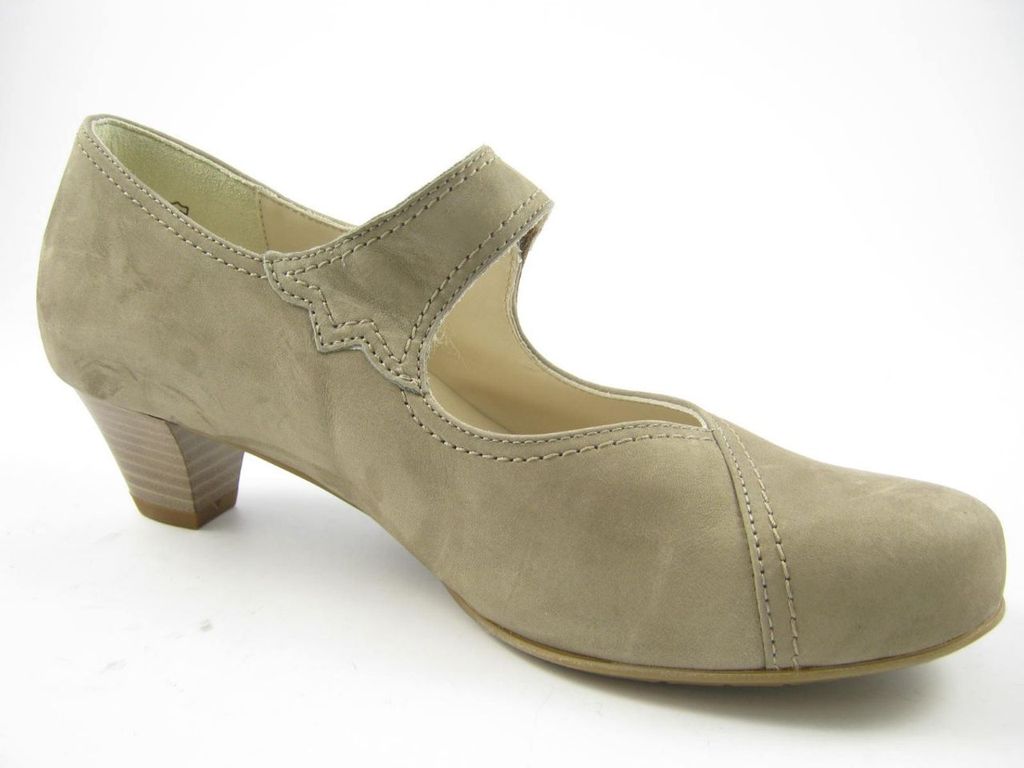 Semler Damen Pumps, Trotteur bequem beige Gr. 71/2