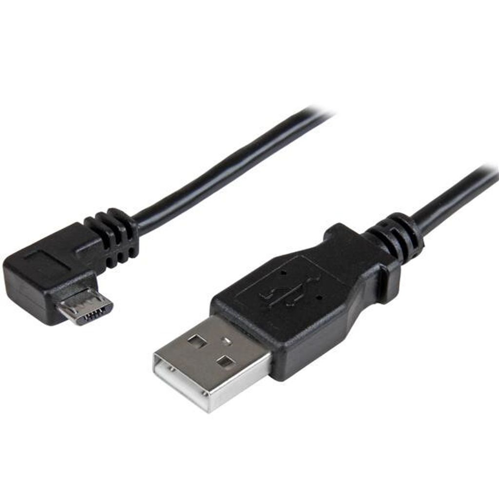 StarTech.com Micro USB Lade/Sync-Kabel - St/St - Micro USB rechts gewinkelt - 2m - USB auf Micro USB Ladekabel - USB-Kabel - Micro-USB Typ B (M)
