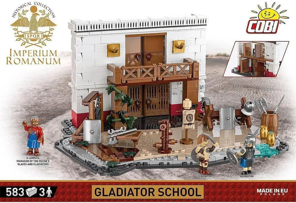 École de gladiateurs COBI 20070 Imperium Romanum briques historiques