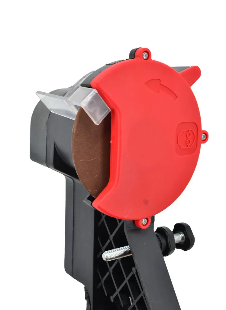 Affûteuse de chaîne 85W avec disque réglable et guide de précision fixe - 4