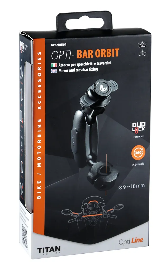 Support de bras articulé Optiline pour miroir et barre transversale - 8