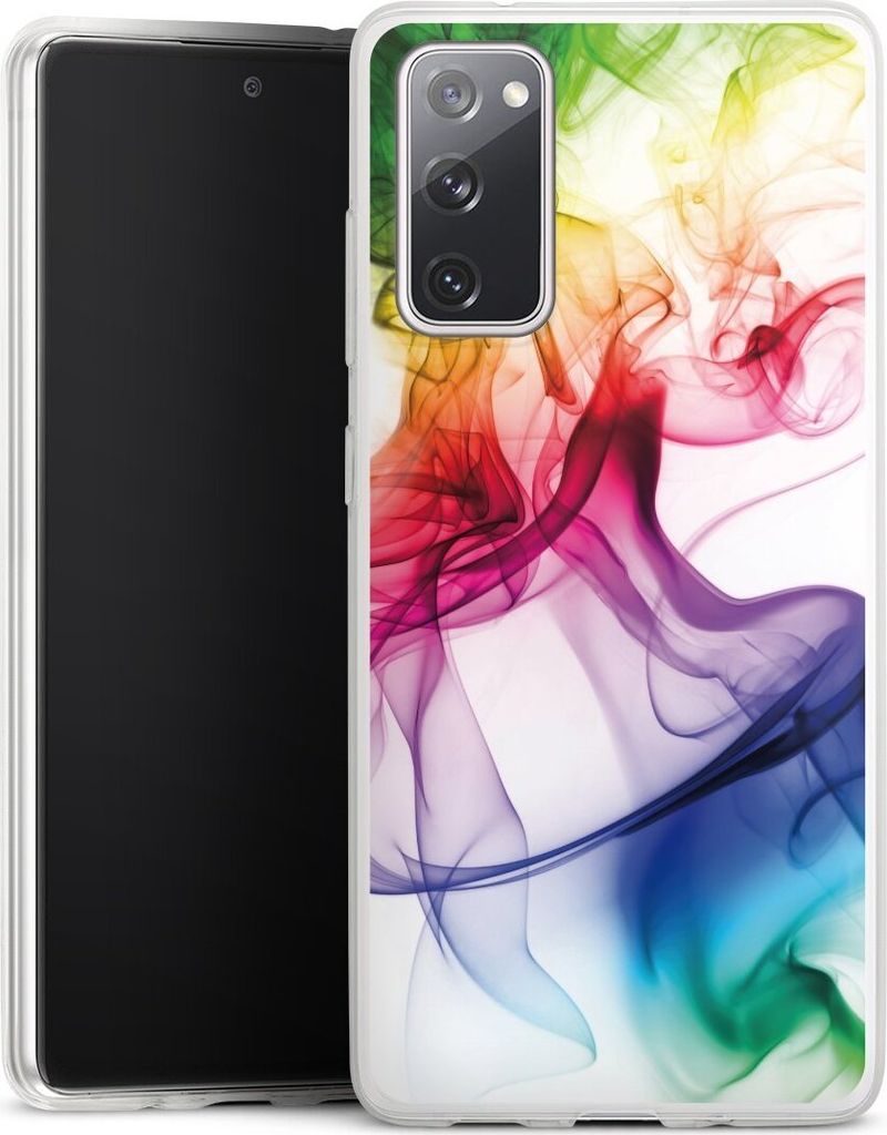 DeinDesign Slim Hülle für Samsung Galaxy S20 FE 5G Silikon Case Ultra Dünn Handyhülle Farbe Regenbogen Wasser
