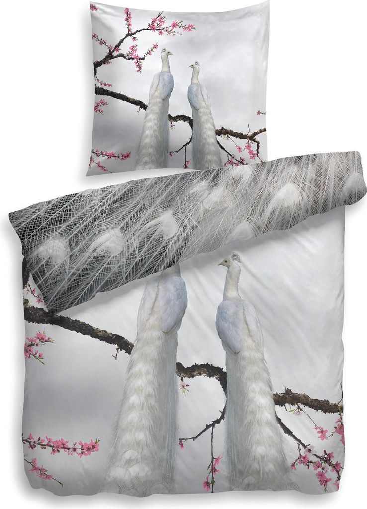 Heckett Lane Bettwäsche Mayour 155x220 cm, Marshmellow White