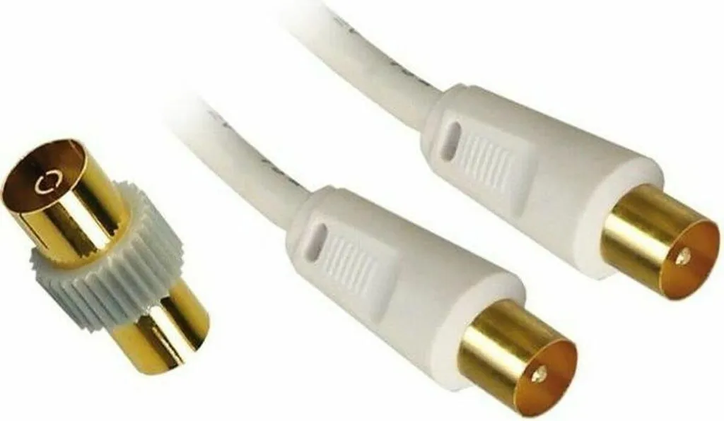 Cavo TV Bianco 5 Metri APM 408015: Design Discreto e Connessione HD