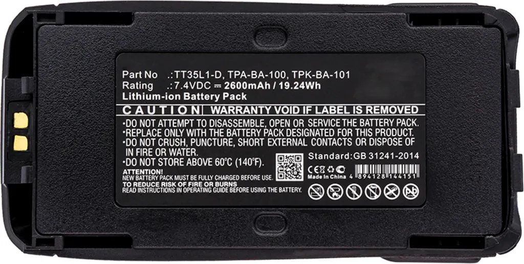 Batterie pour Tait TP9300 TP8100 - Finissez-en avec les Coupures Radio