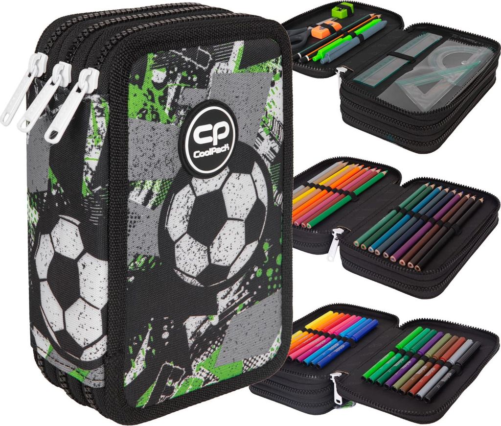 CoolPack Jumper 3 Federmäppchen mit Let's Gol Zubehör Produktbild 