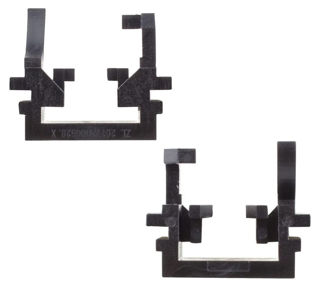 2er-Set Adapter für H1-LED-Lampen für Ford Fiesta, Ford Focus, Ford Mondeo – für Fernlicht