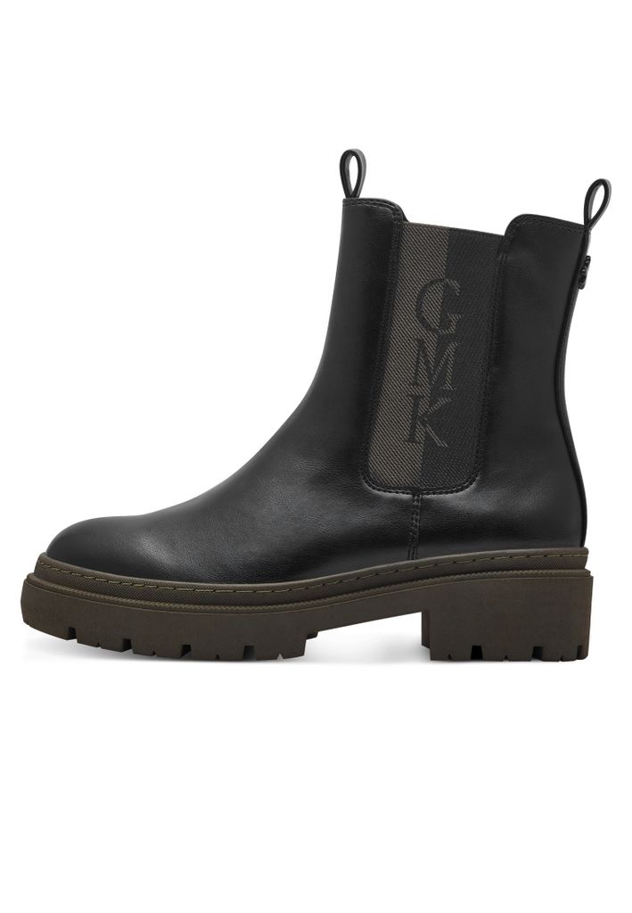 MARCO TOZZI Damen Stiefelette Plateau Chelsea Boot by GMK 2-85406-43, Größe:41 EU, Farbe:Mehrfarbig
