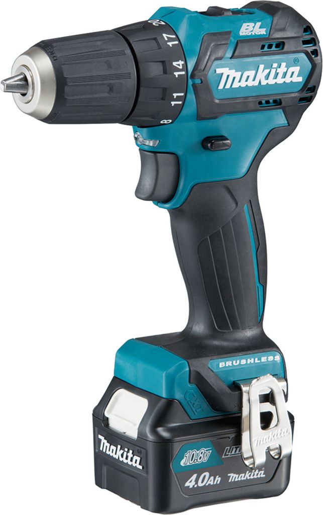Makita DF332DSME, Handbohrmaschine, Bürstenlos, Schwarz, Produktbild 