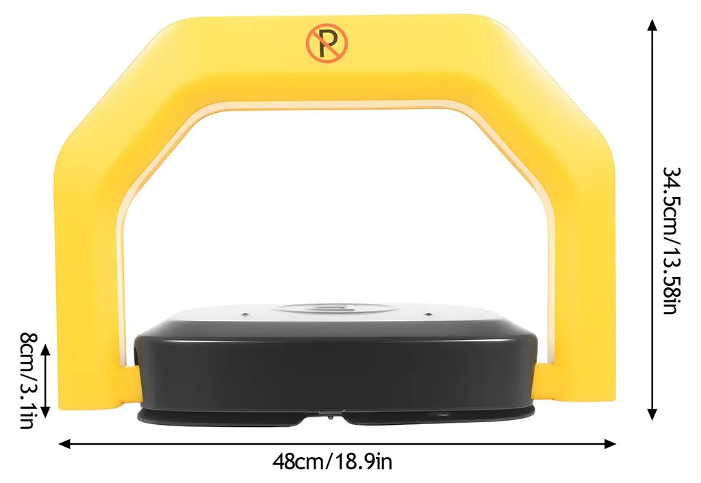 Bloque parking télécommandé jaune IP67 - Protection robuste étanche