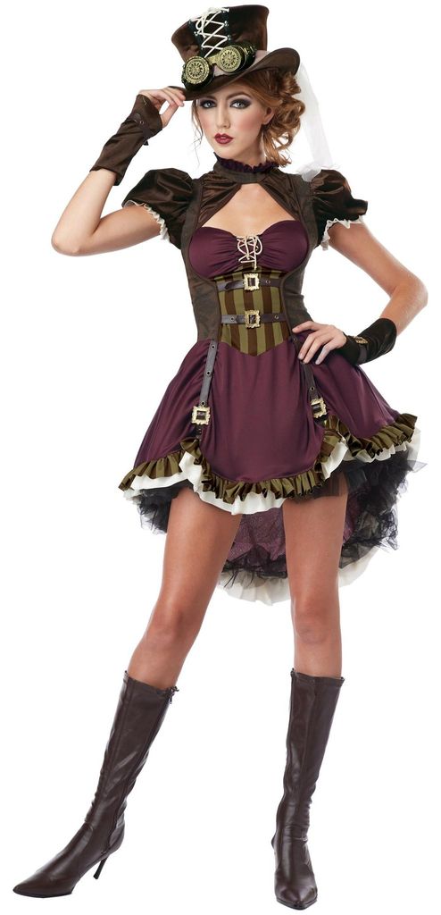 Steampunk Burlesque Kostüm Größe: M Produktbild 