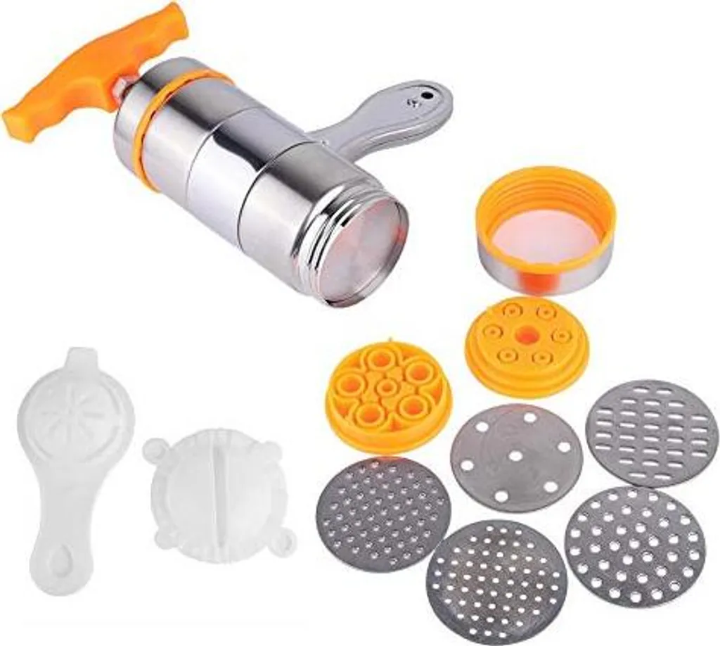 LANNADD Macchina per la pasta manuale, 0.5-5mm Pastamaker macchina per la pasta, spaghetti attrezzature in acciaio inox pasta macchina manuale spaghetti pasta macchina macchina rosso