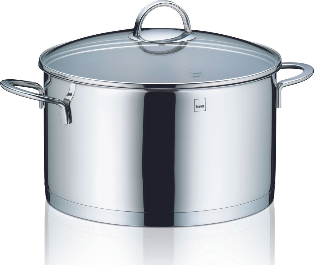 Kela Fleischtopf Cailin Edelstahl 18/10 13,5cm 24cmØ 6l, Produktbild 