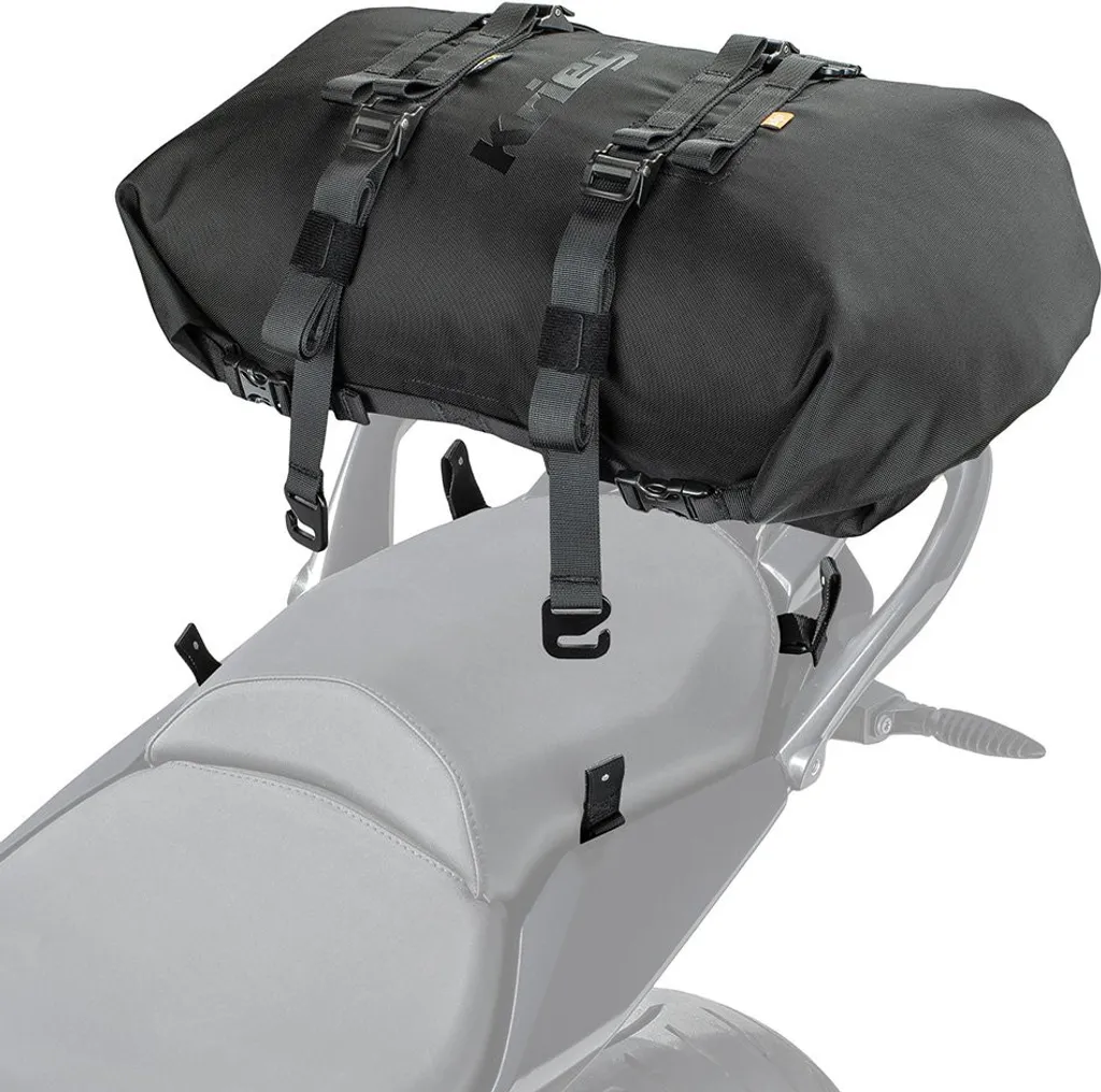 Sac de Queue Moto Étanche Kriega Rollpack 20L - Fixation Rapide Verte - 6