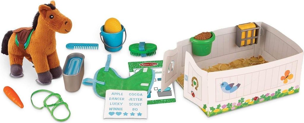 Melissa & Doug Pferdepflege Spielset - Plüschpferd - Produktbild 