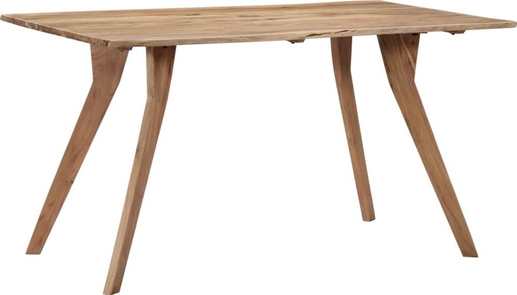 vidaXL Esstisch 140 x 80 x 76 cm Massivholz Akazie Produktbild 