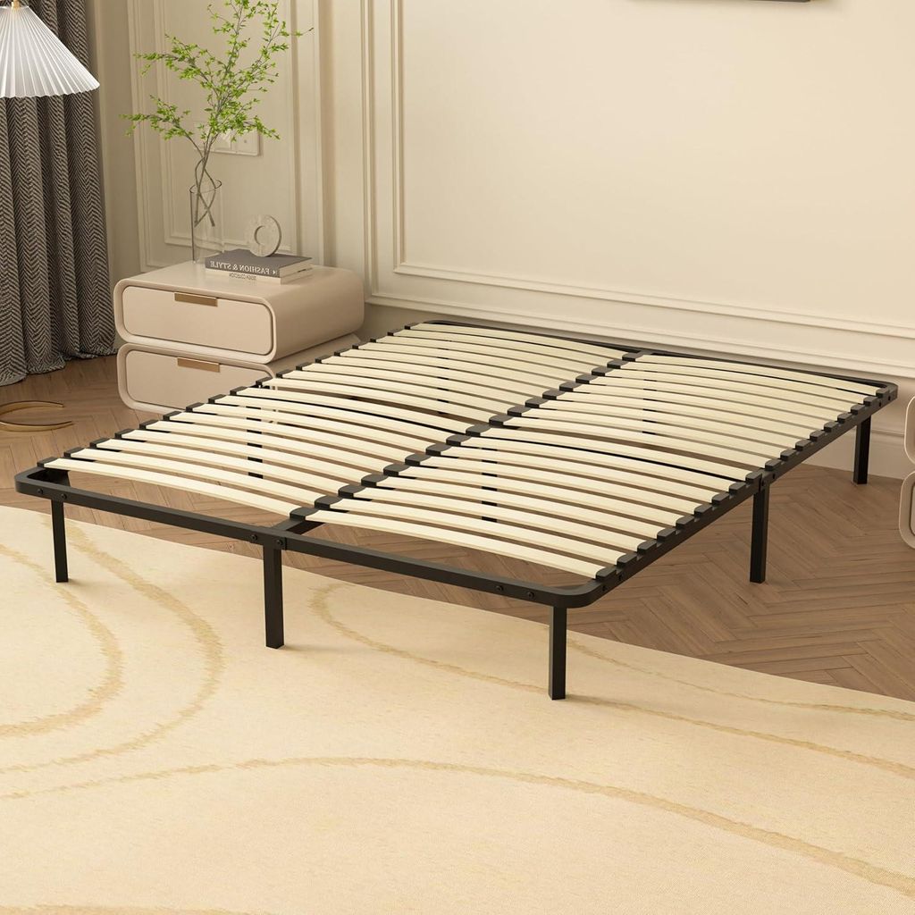 DEWINNER Sommier 160x200 | Sommiers à Lattes avec 9 Pieds Image du produit 