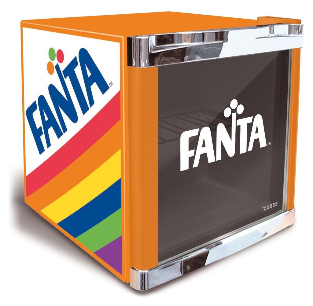 CUBES CoolCube Fanta Classic Minikühlschrank 48L leise 39dB Produktbild 