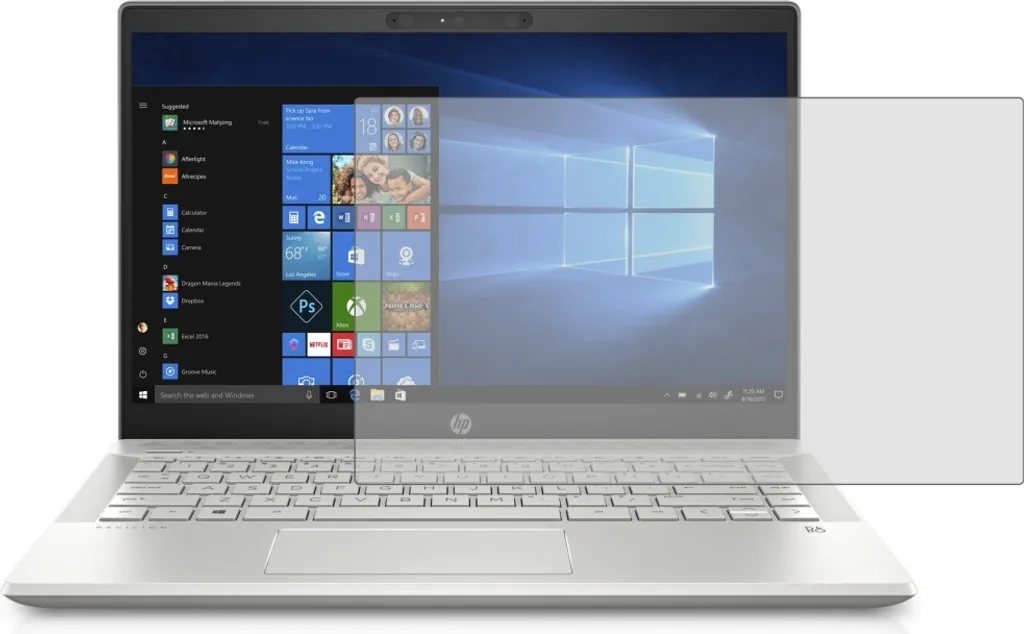 2x Pellicola Protettiva HP Pavilion 14-ce3010ng Antiriflesso TOP