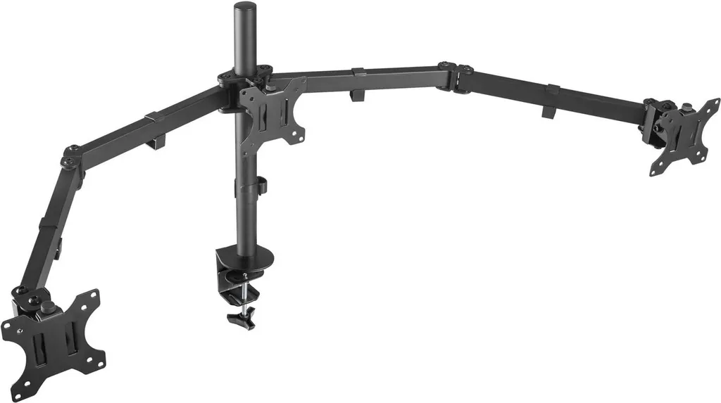 Support de bureau Xantron ECO-E03 pour 3 écrans 27 pouces ajustable