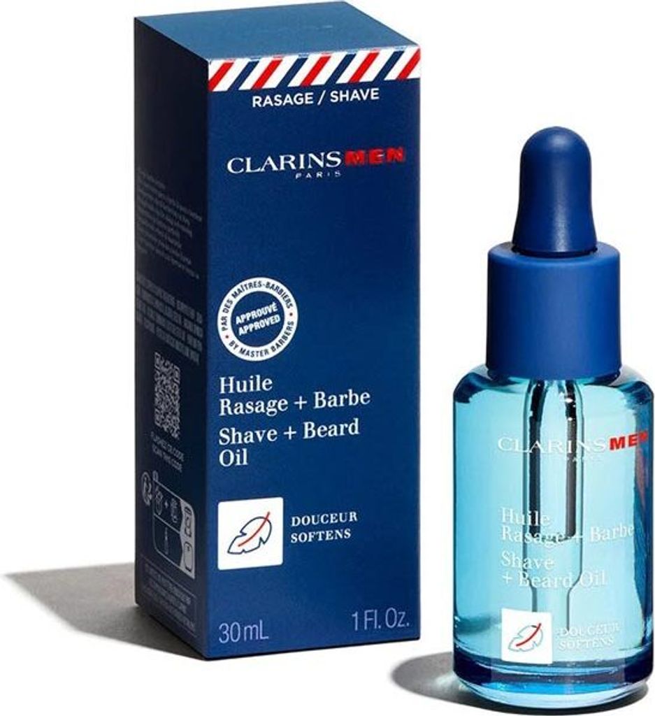 Clarins ClarinsMen Shaving + Beard Oil, Bartöl, 30 ml, Produktbild 