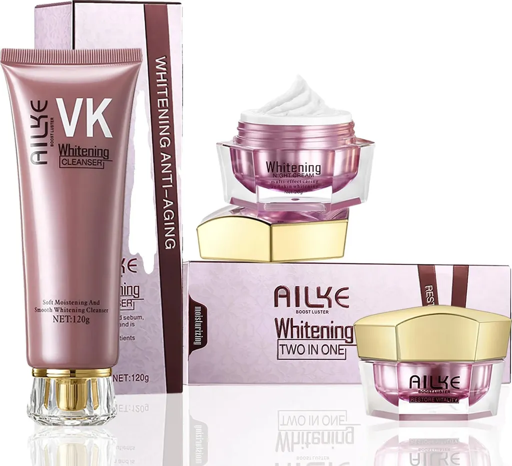 Set Viso 2-in-1: Crema Sbiancante Illuminante + Pulitore Viso Efficace