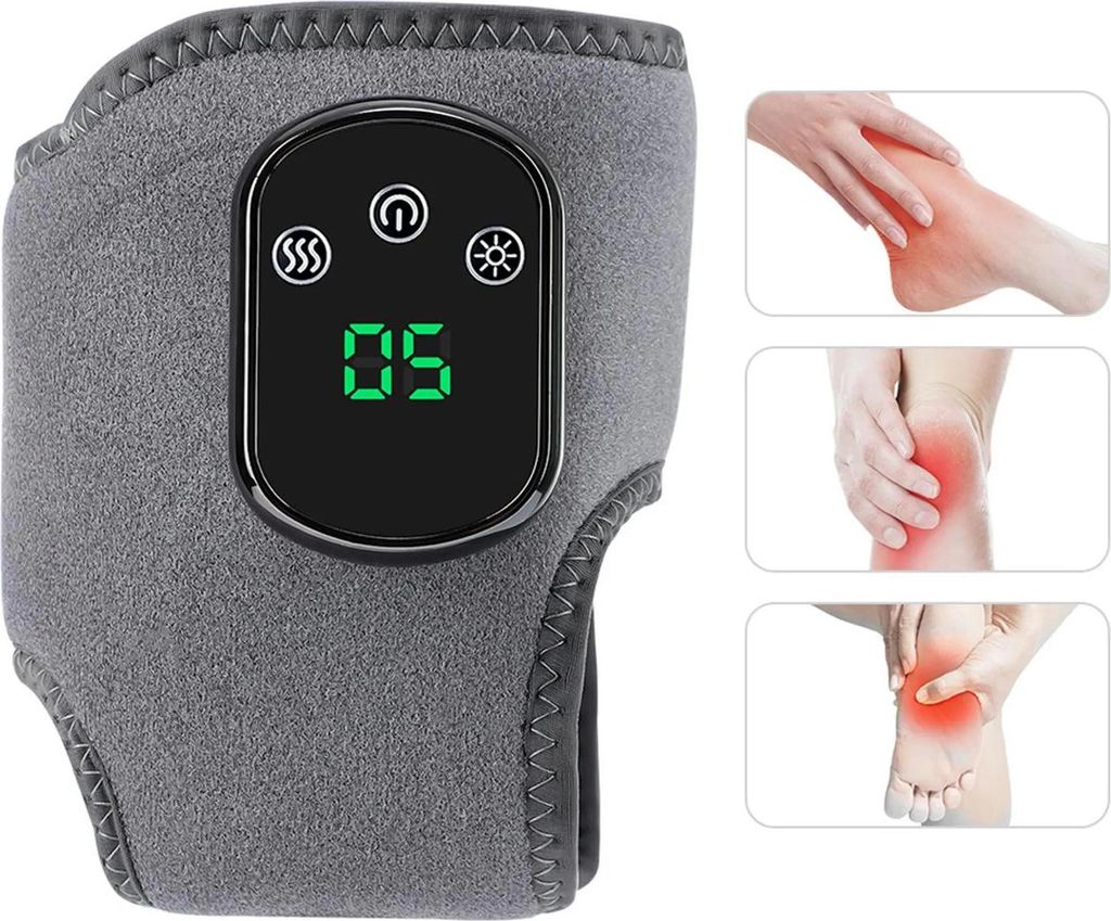 Elektrische Fuß- und Knöchelbandage mit Heizung & Massage, Produktbild 
