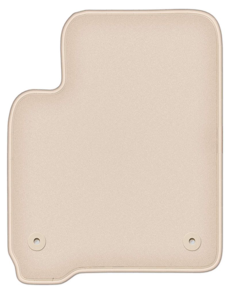 DURBAN Beige Velours-Fahrerfußmatte für Fiat Freemont Crossover (2011-2016)