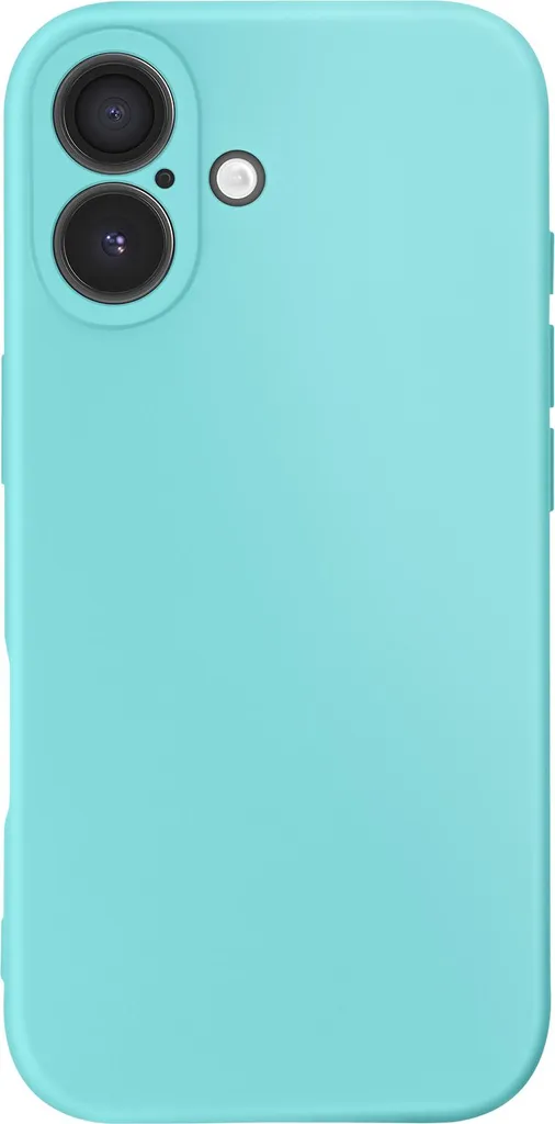 Avizar iPhone 17 Custodia Silicone SmoothGrip Blu Turchese Soft-Touch - 1