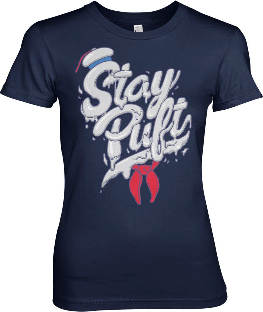 Ghostbusters T-Shirt Damen Stay Puft navy L