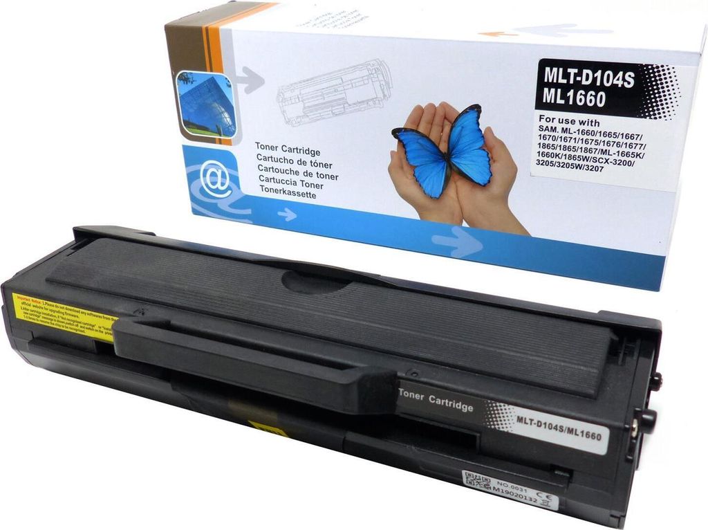 Toner ersetzt Samsung MLT-D104S / ML1660 – 1.500 Seiten, Schwarz, Kompatibel mit Samsung ML- und SCX-Serien