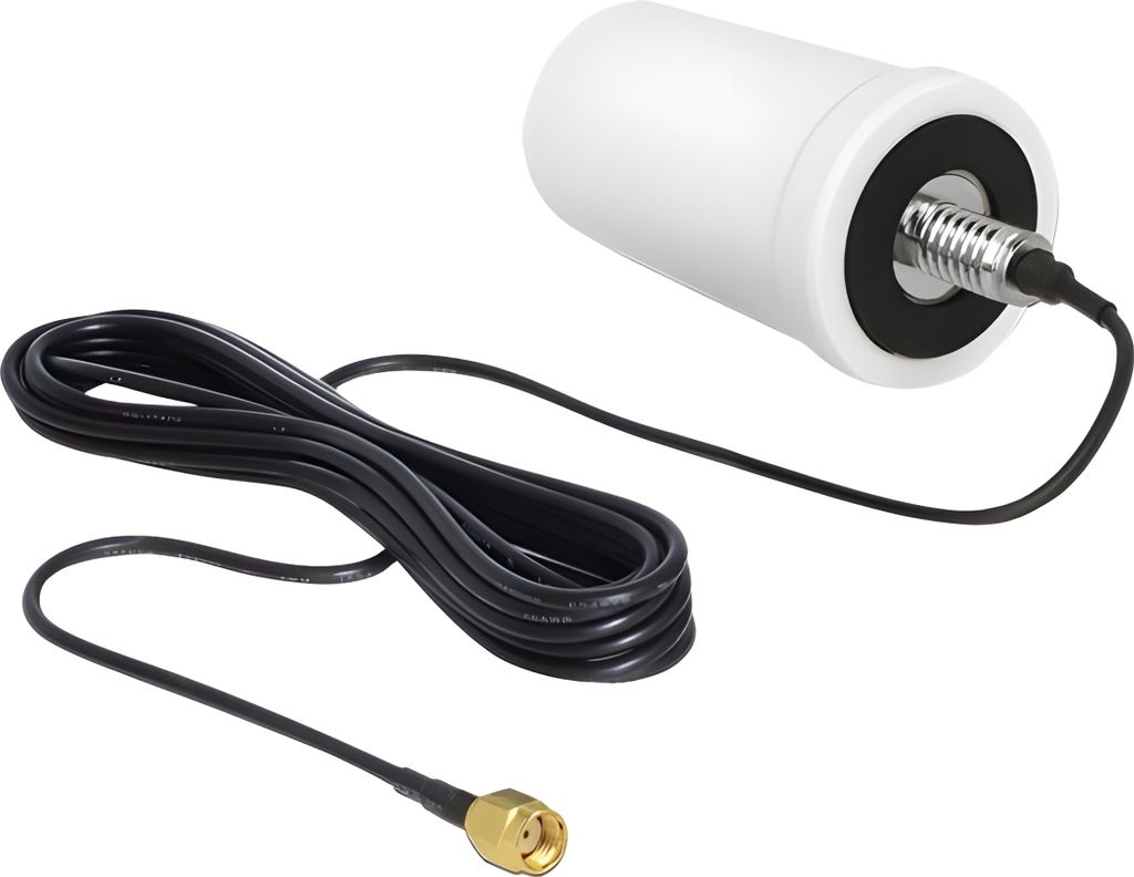 DELOCK WL-Antenne RP-SMA 0dBi 3.0m omnidirektional we
