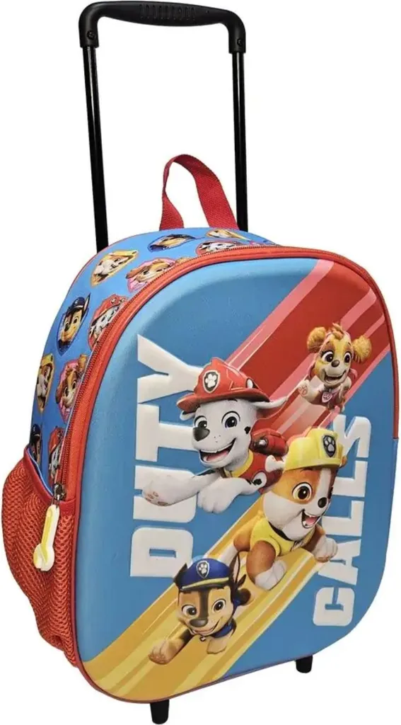 Trolley 3D Paw Patrol Dream Team: Zaino per Piccoli Avventurieri