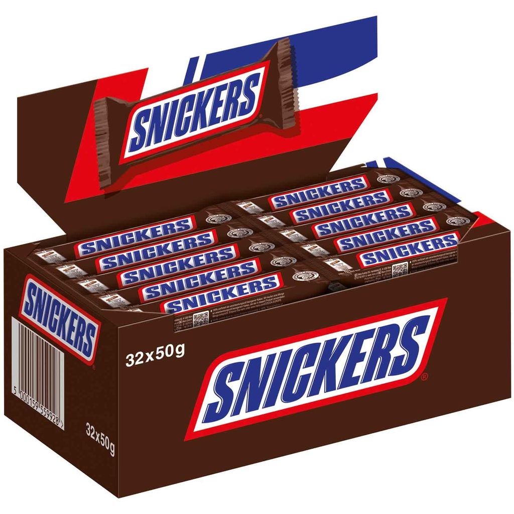 SNICKERS 462662 SNICKERS Schokoriegel 32 Riegel Productafbeelding 