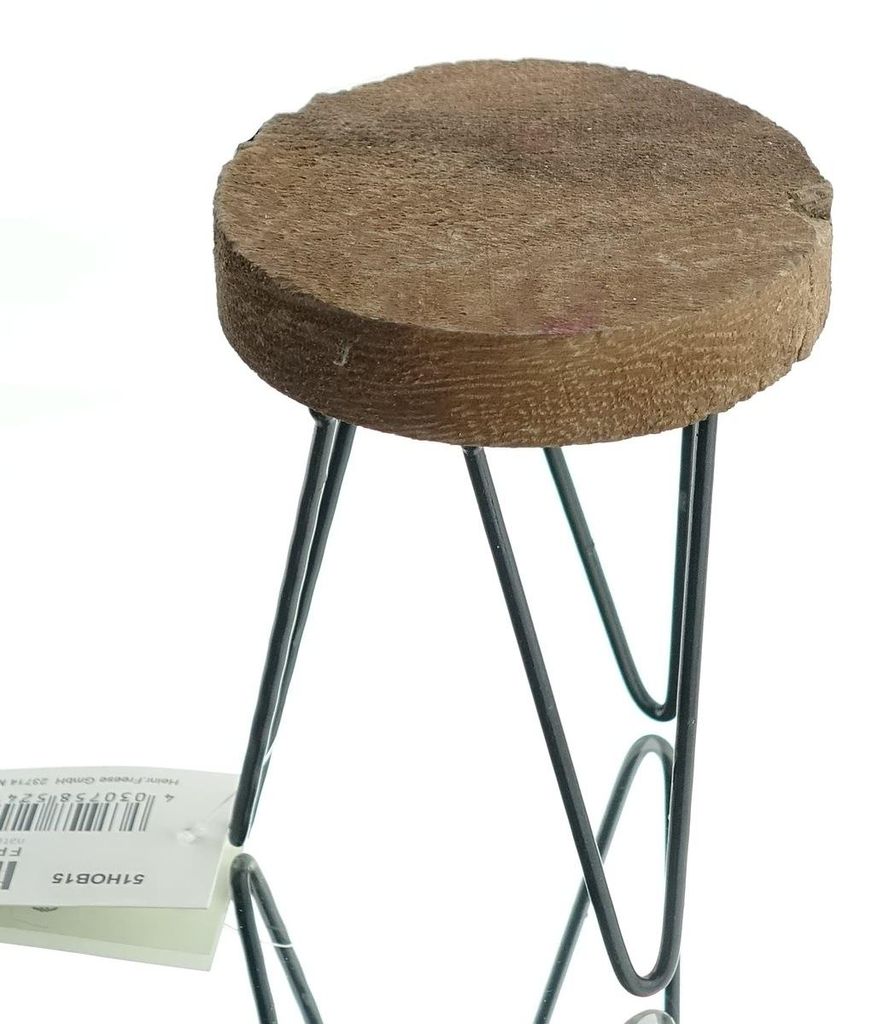 nature trends Pflanzenständer Braun rund Ø 10 x 13 cm - Produktbild 
