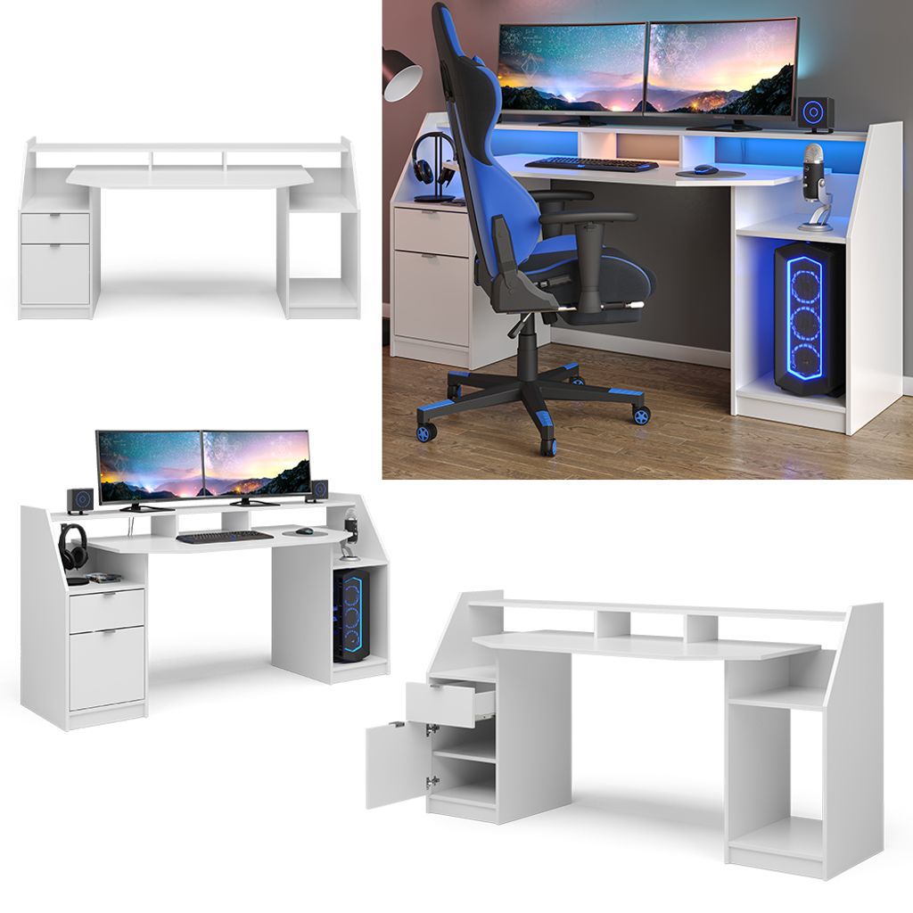 Schreibtisch Computertisch Frisiertisch PC Tisch Arbeitstisch Büromöbel 