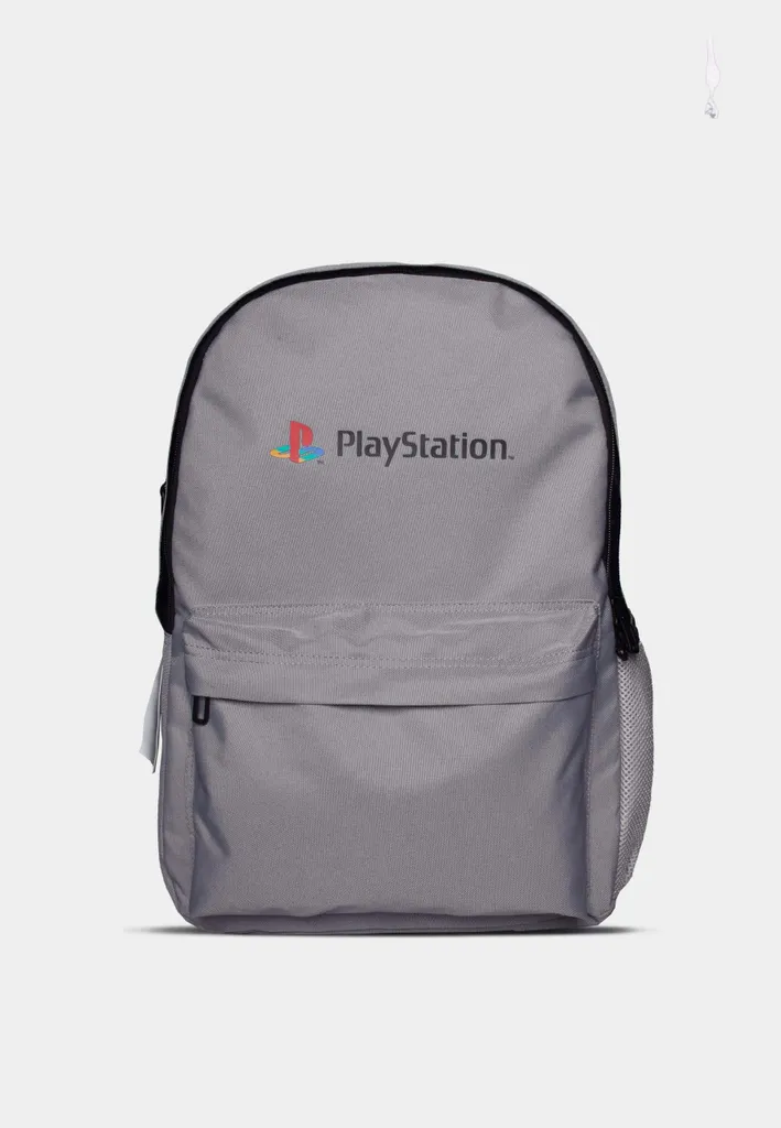 Backpack PlayStation Gris avec Logo Couleur Design Original PS One 20L