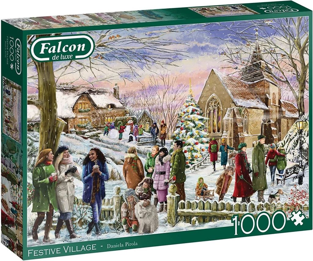 Jumbo Spiele - Festive Village, 1000 Teile