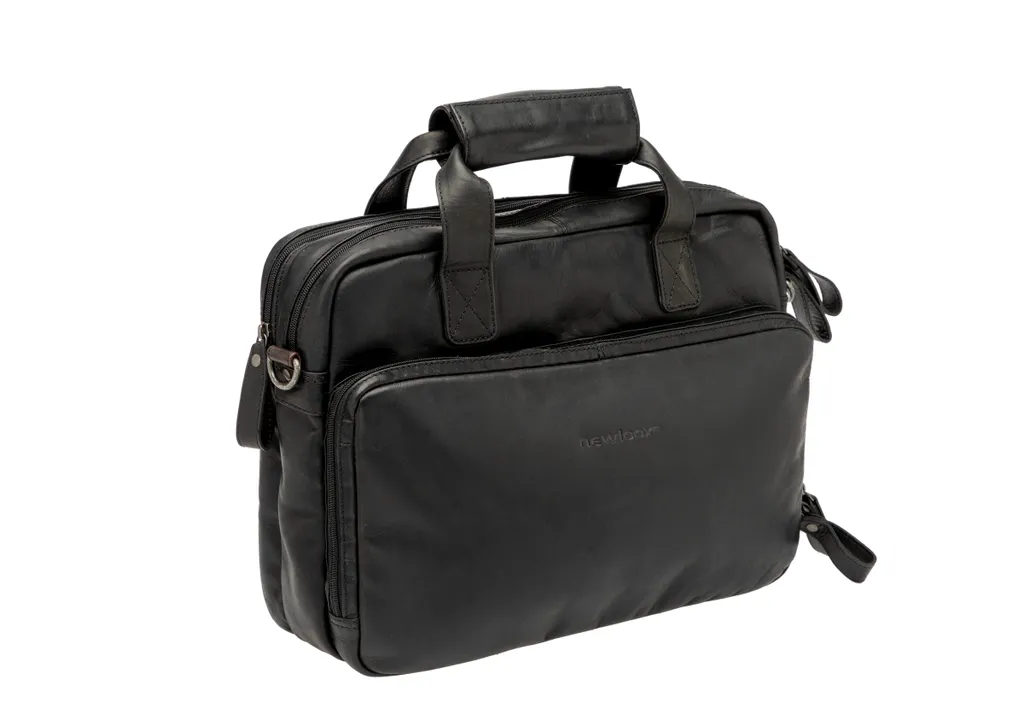 Sacoche vélo 17L Cali Leather New Looxs : Cuir véritable et robuste