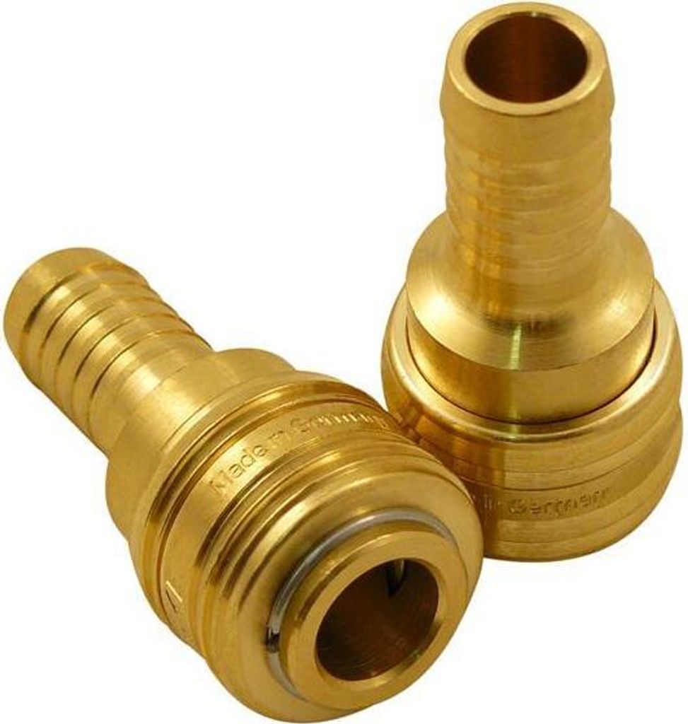 1 x Druckluft Steckkupplung Stecktülle 13 mm Schlauchtülle Schnellkupplung Norm